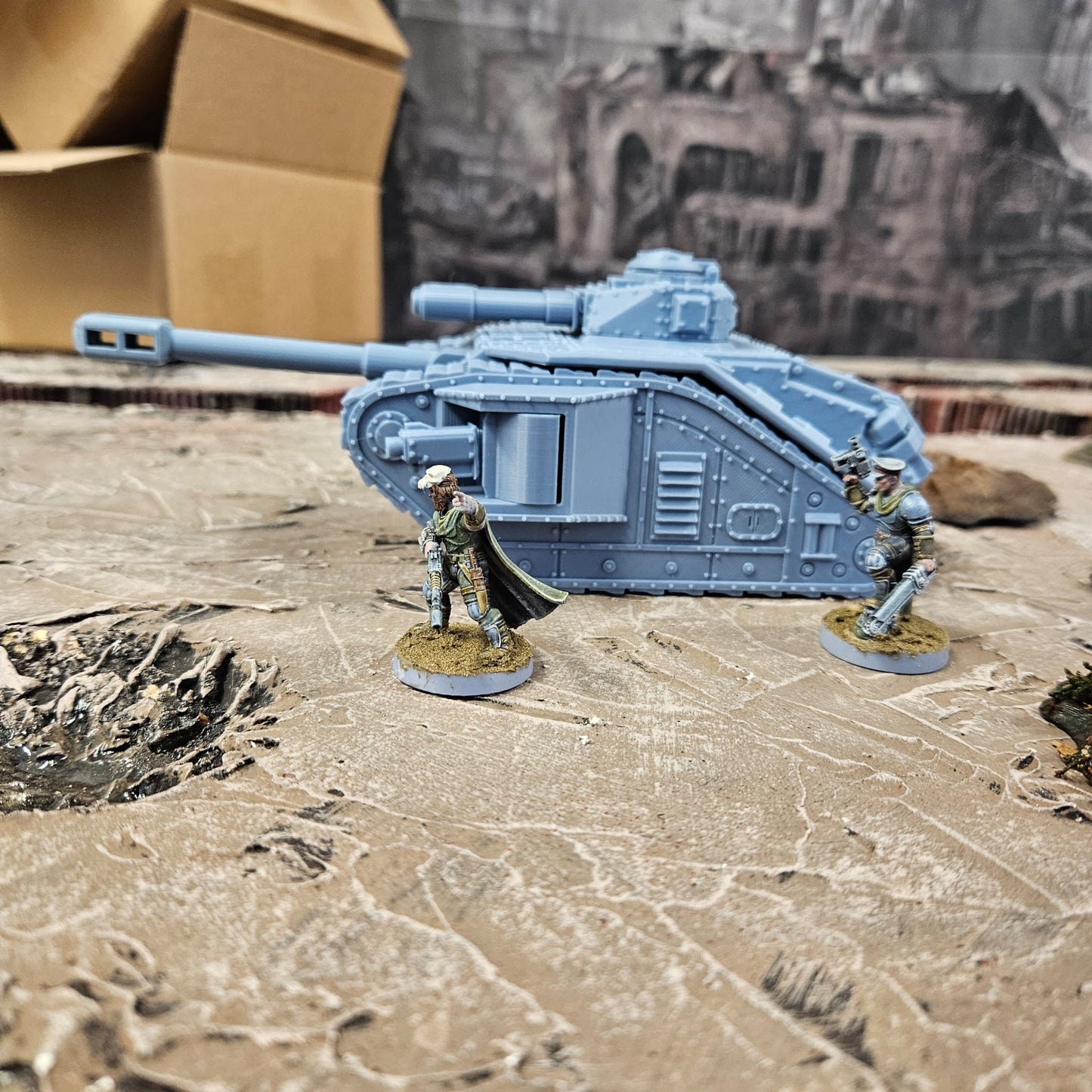 Steel Goliath Battle Tank  - FDM Printed - 28-32mm Scale.