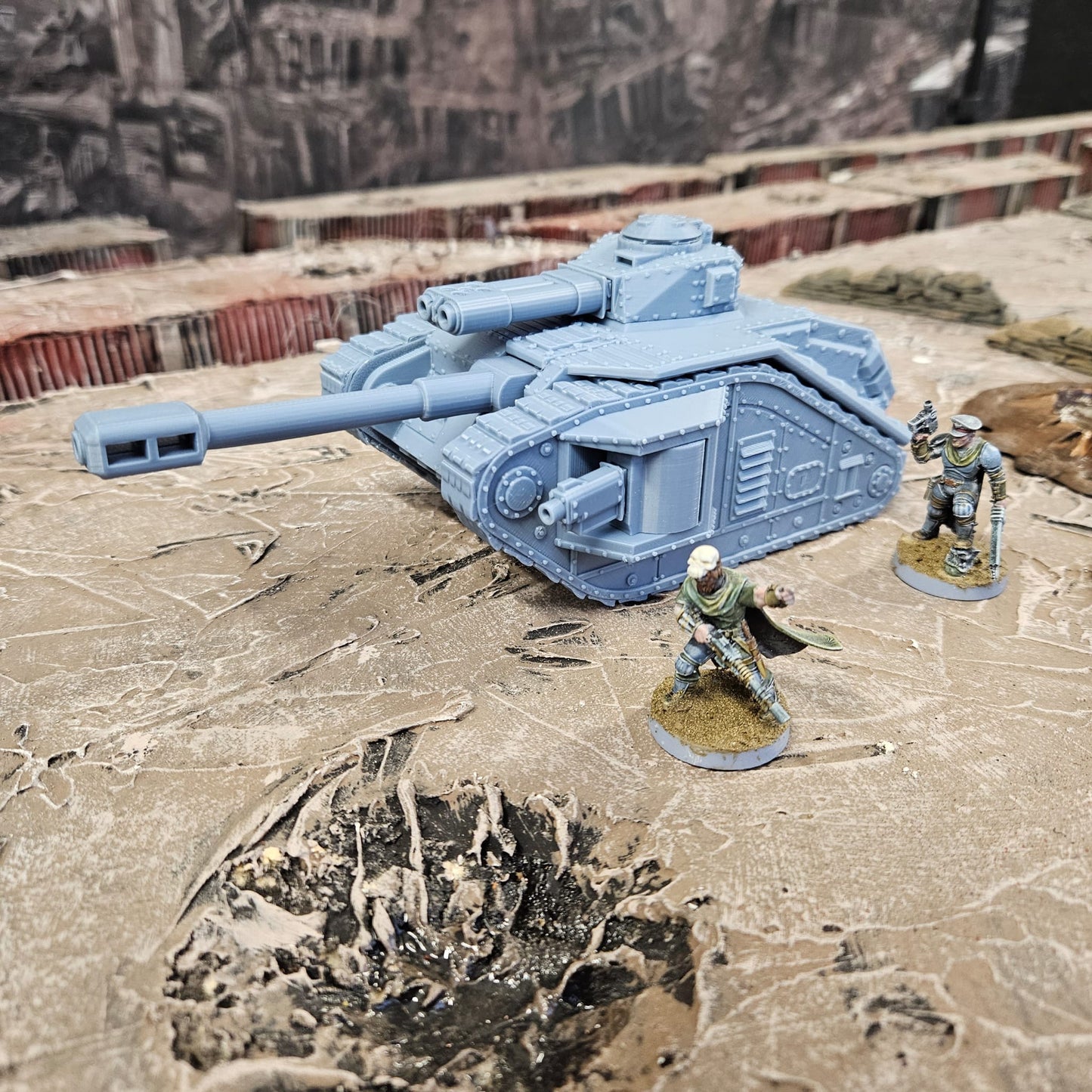 Steel Goliath Battle Tank  - FDM Printed - 28-32mm Scale.