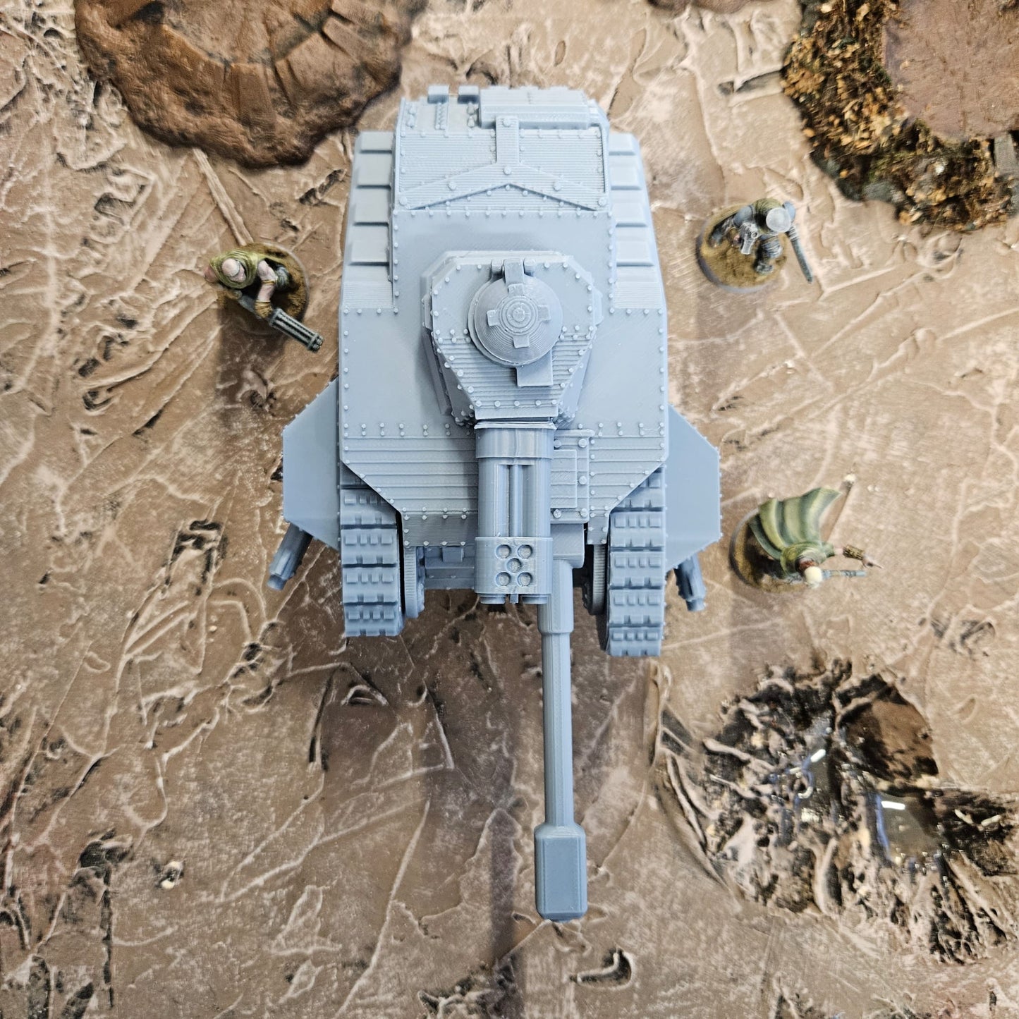 Steel Goliath Battle Tank  - FDM Printed - 28-32mm Scale.