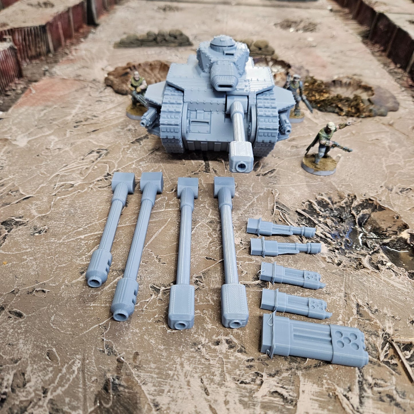 Steel Goliath Battle Tank  - FDM Printed - 28-32mm Scale.