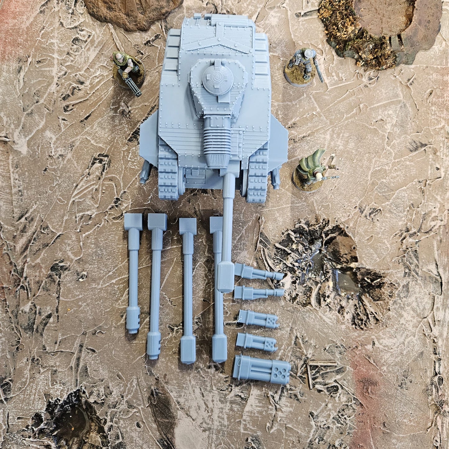 Steel Goliath Battle Tank  - FDM Printed - 28-32mm Scale.