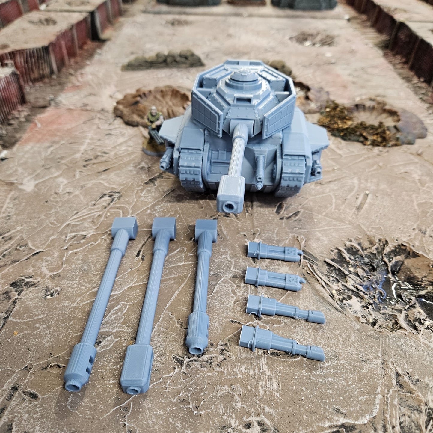 Steel Goliath Battle Tank  - FDM Printed - 28-32mm Scale.