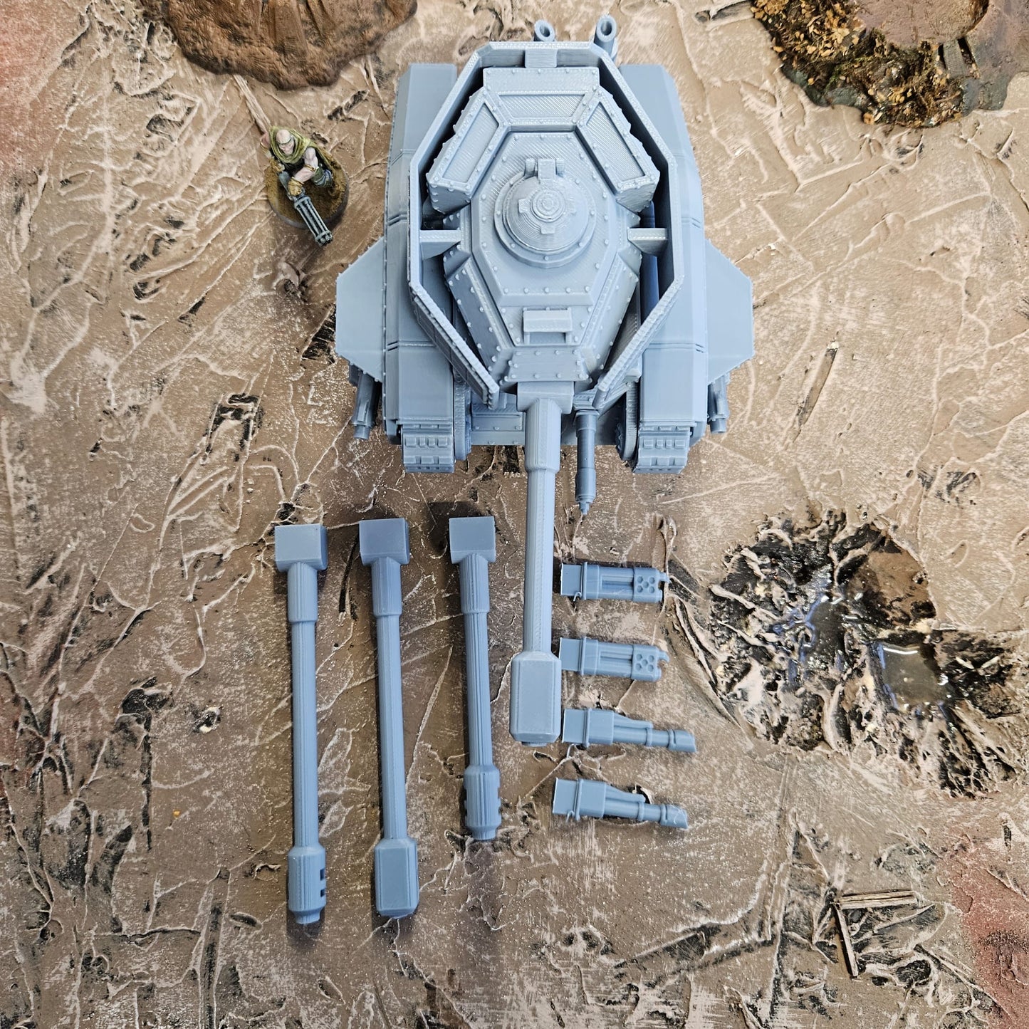 Steel Goliath Battle Tank  - FDM Printed - 28-32mm Scale.
