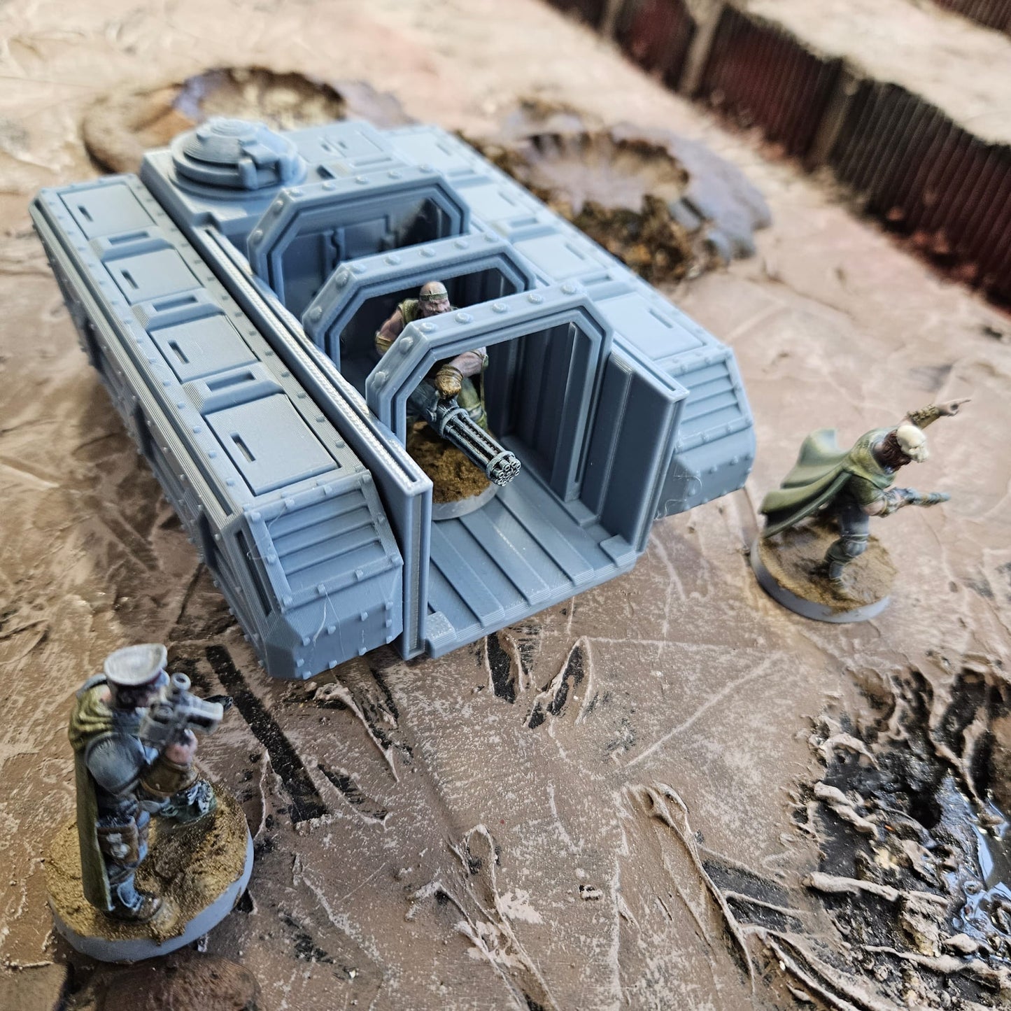 Open topped APC ' Iron Chariot ' - Armoured Personnel Carrier - 28mm-32mm - FDM Printed.
