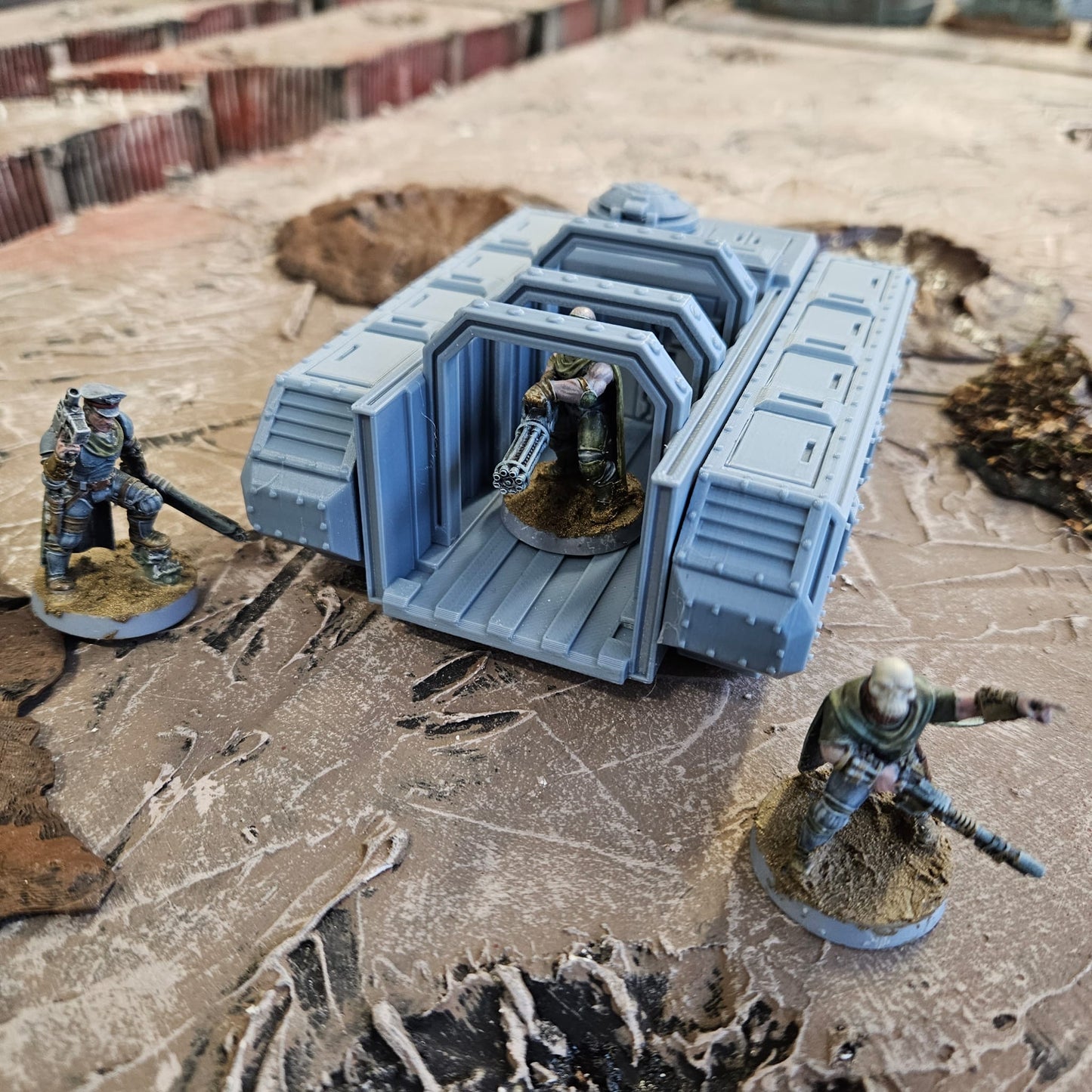 Open topped APC ' Iron Chariot ' - Armoured Personnel Carrier - 28mm-32mm - FDM Printed.