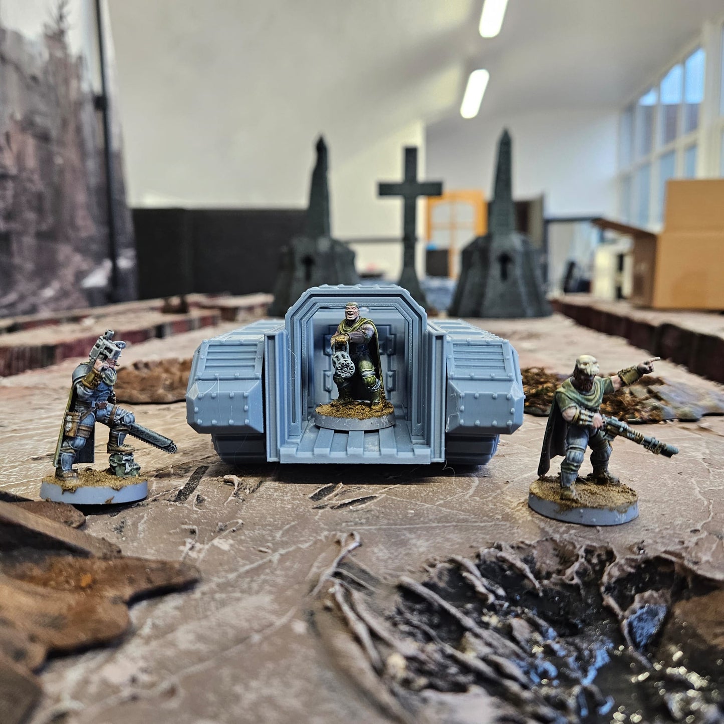 Open topped APC ' Iron Chariot ' - Armoured Personnel Carrier - 28mm-32mm - FDM Printed.