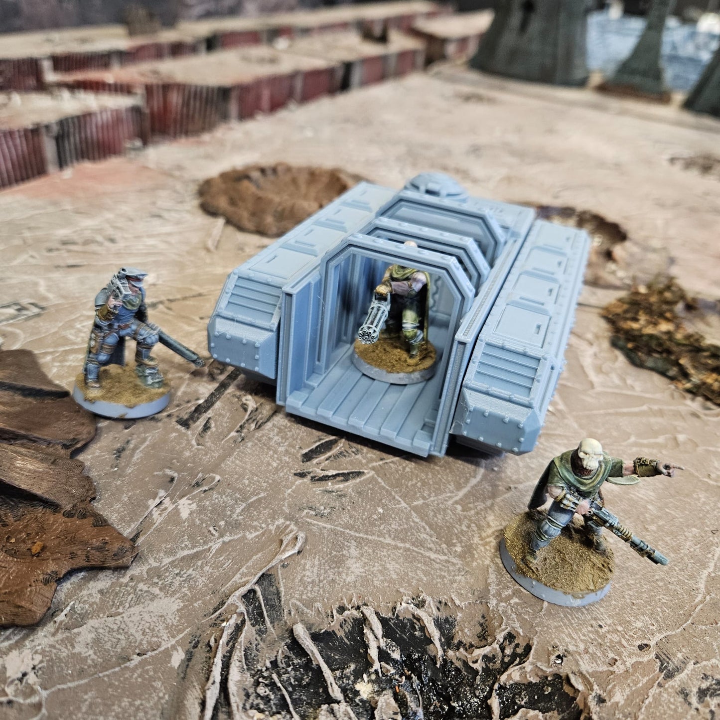 Open topped APC ' Iron Chariot ' - Armoured Personnel Carrier - 28mm-32mm - FDM Printed.