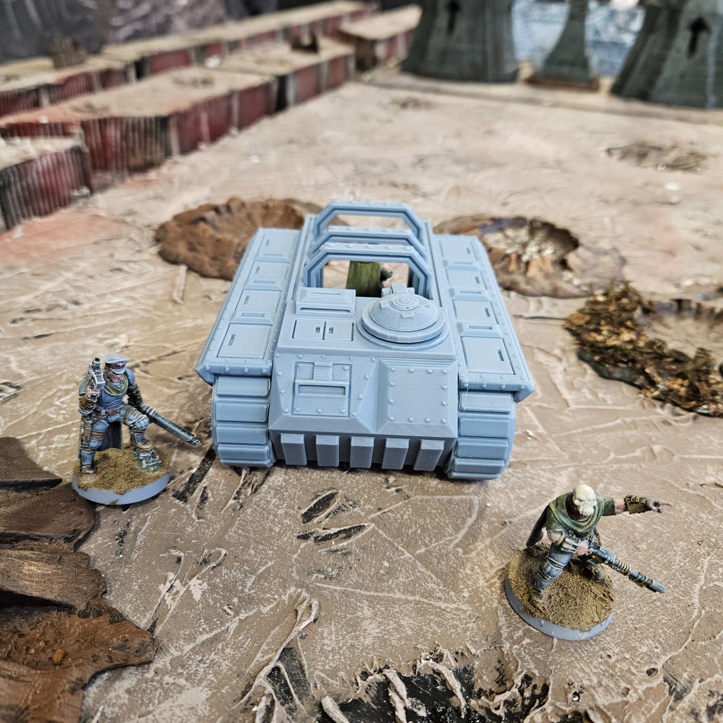 Open topped APC ' Iron Chariot ' - Armoured Personnel Carrier - 28mm-32mm - FDM Printed.