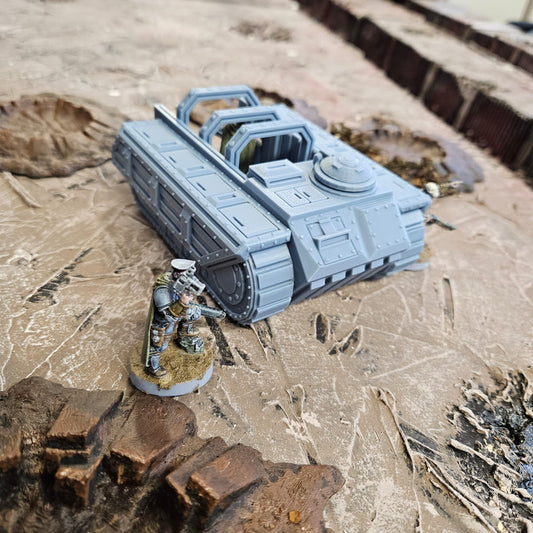 Open topped APC ' Iron Chariot ' - Armoured Personnel Carrier - 28mm-32mm - FDM Printed.
