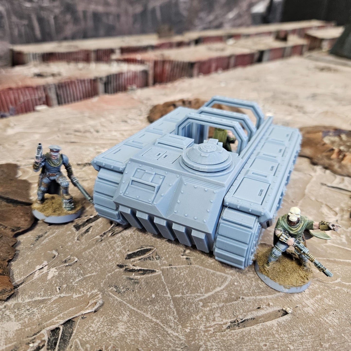Open topped APC ' Iron Chariot ' - Armoured Personnel Carrier - 28mm-32mm - FDM Printed.