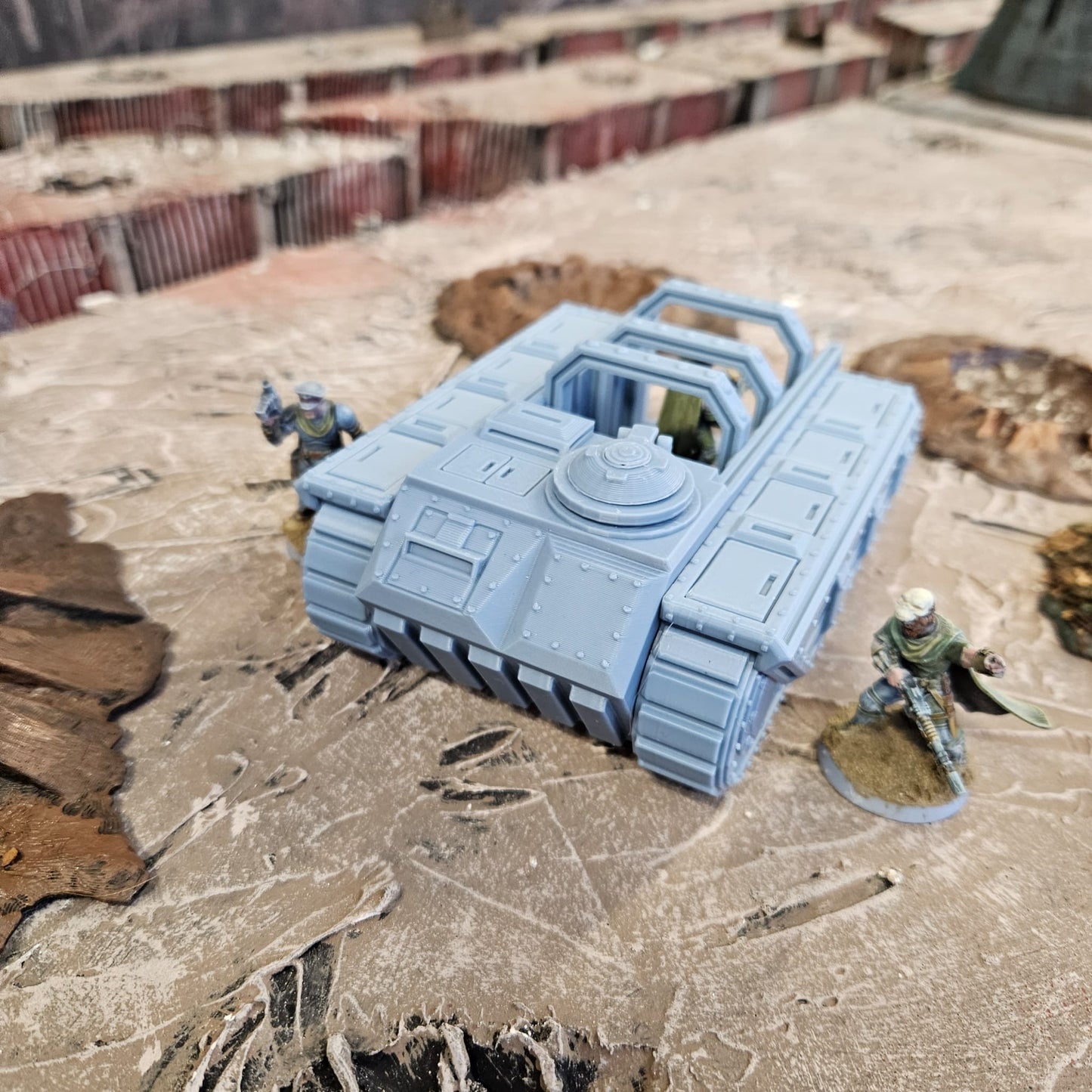 Open topped APC ' Iron Chariot ' - Armoured Personnel Carrier - 28mm-32mm - FDM Printed.