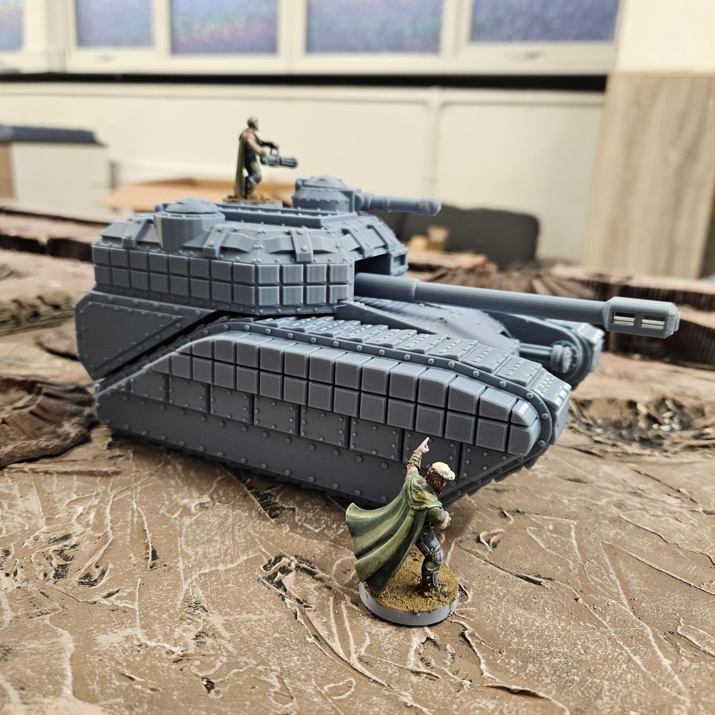 Imperial Heavy "Hippo" Tank. FDM Printed - Multiple Weapon Options.