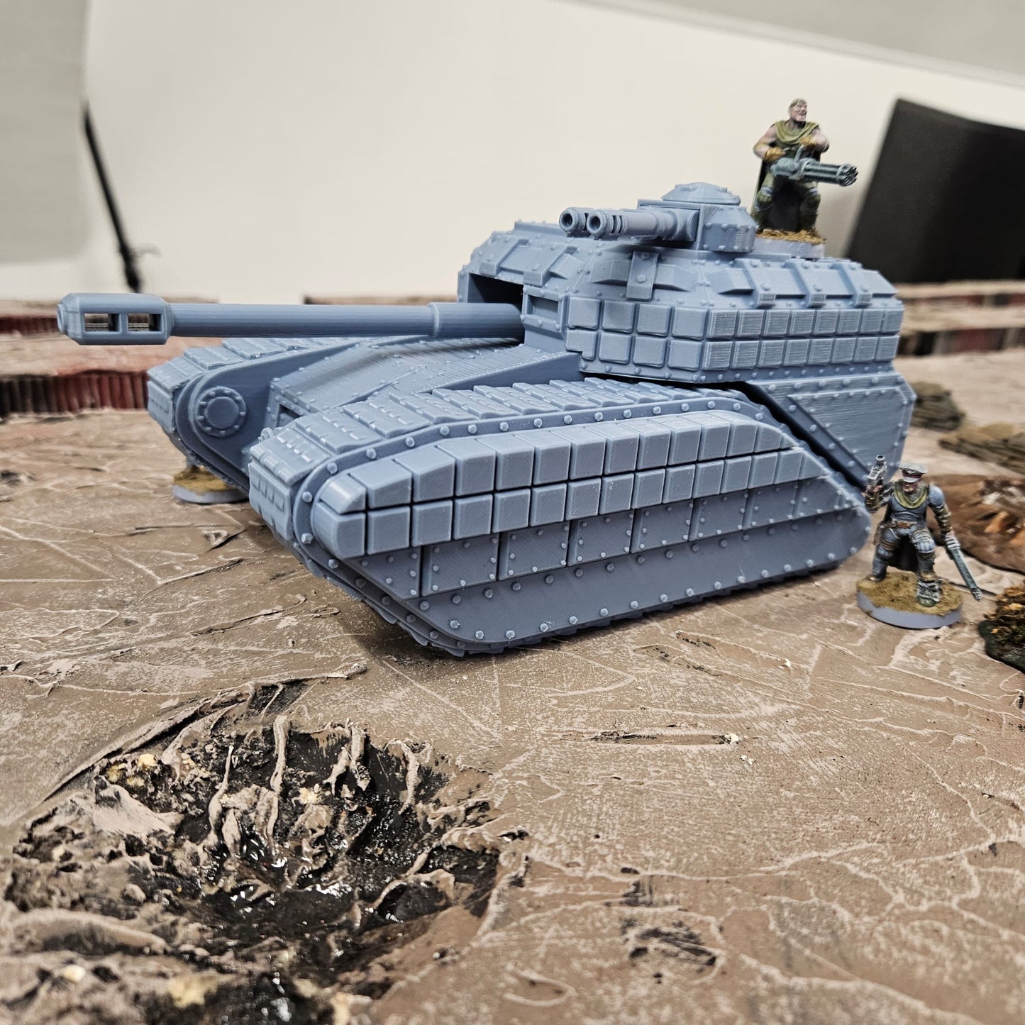 Imperial Heavy "Hippo" Tank. FDM Printed - Multiple Weapon Options.