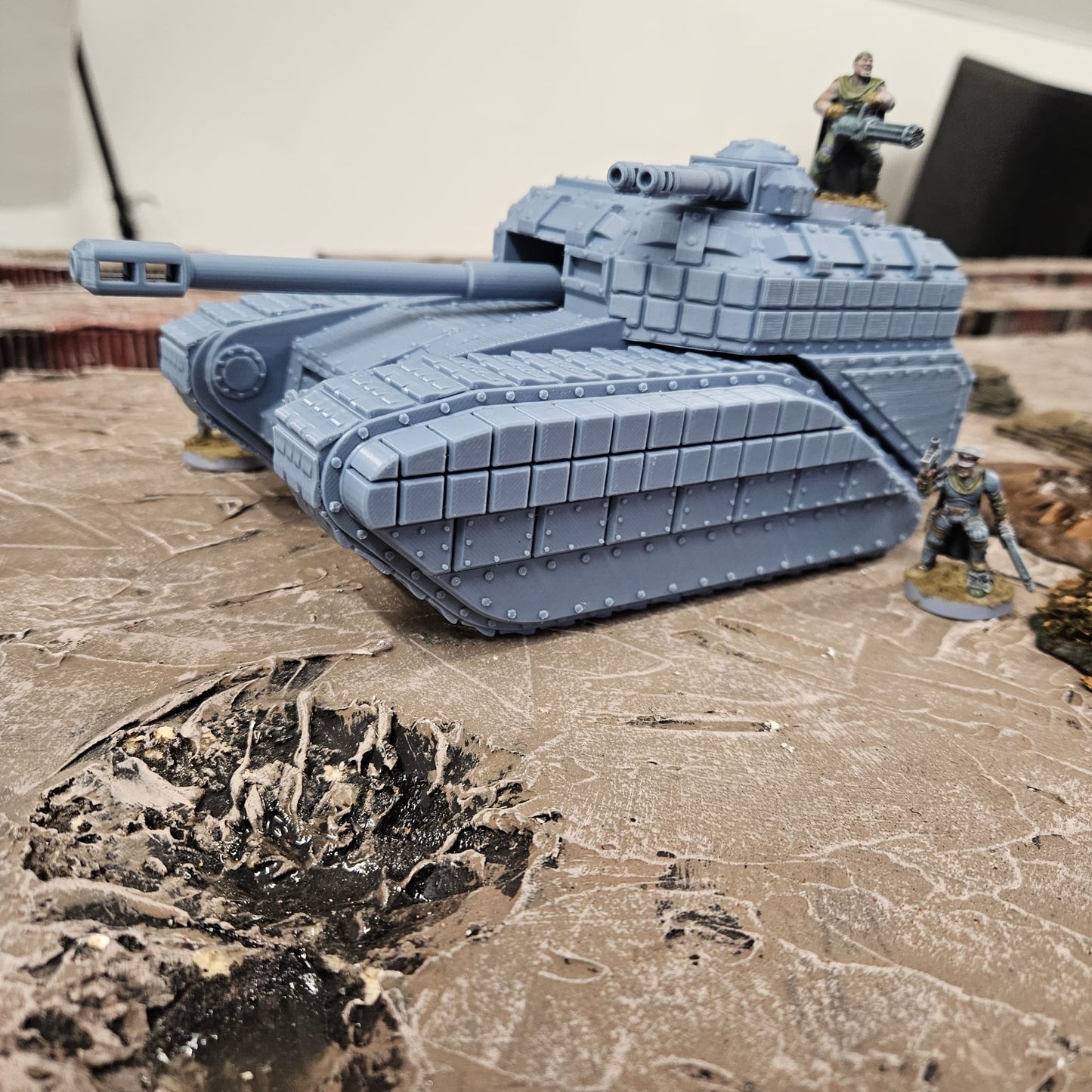 Imperial Heavy "Hippo" Tank. FDM Printed - Multiple Weapon Options.