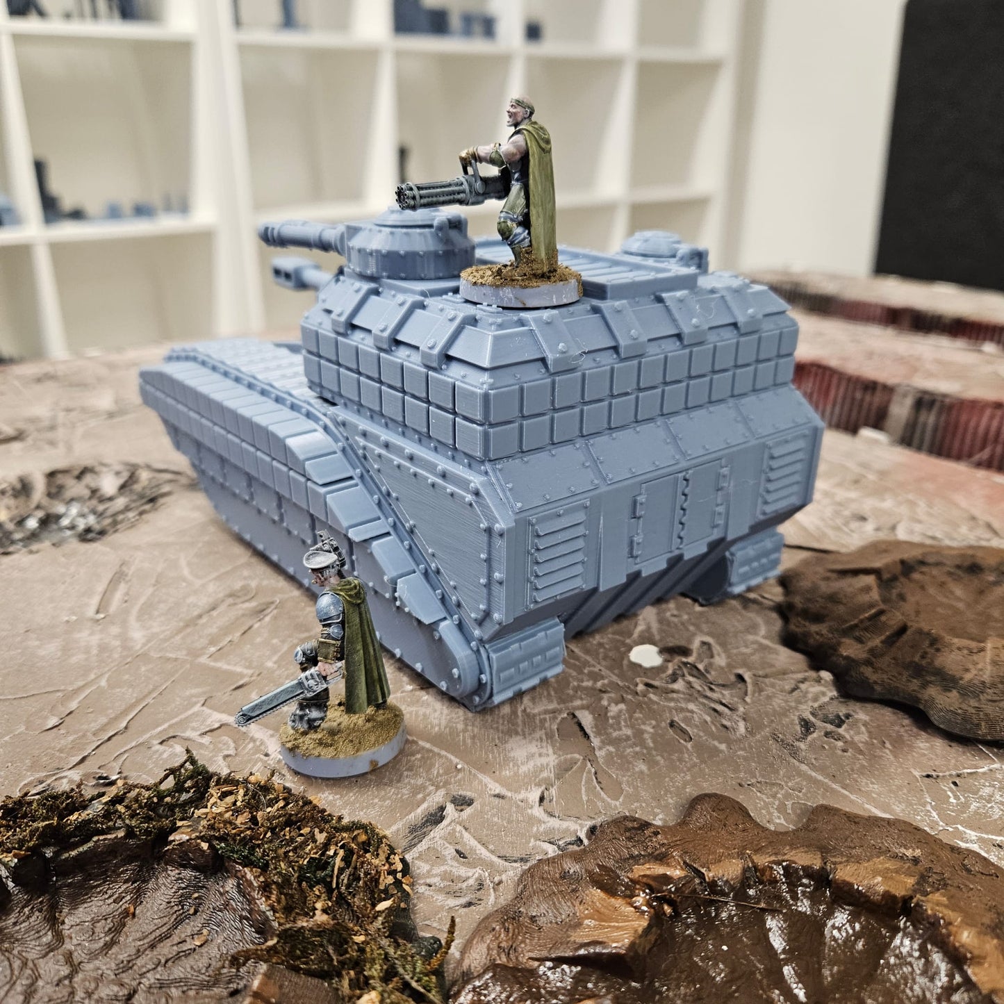 Imperial Heavy "Hippo" Tank. FDM Printed - Multiple Weapon Options.