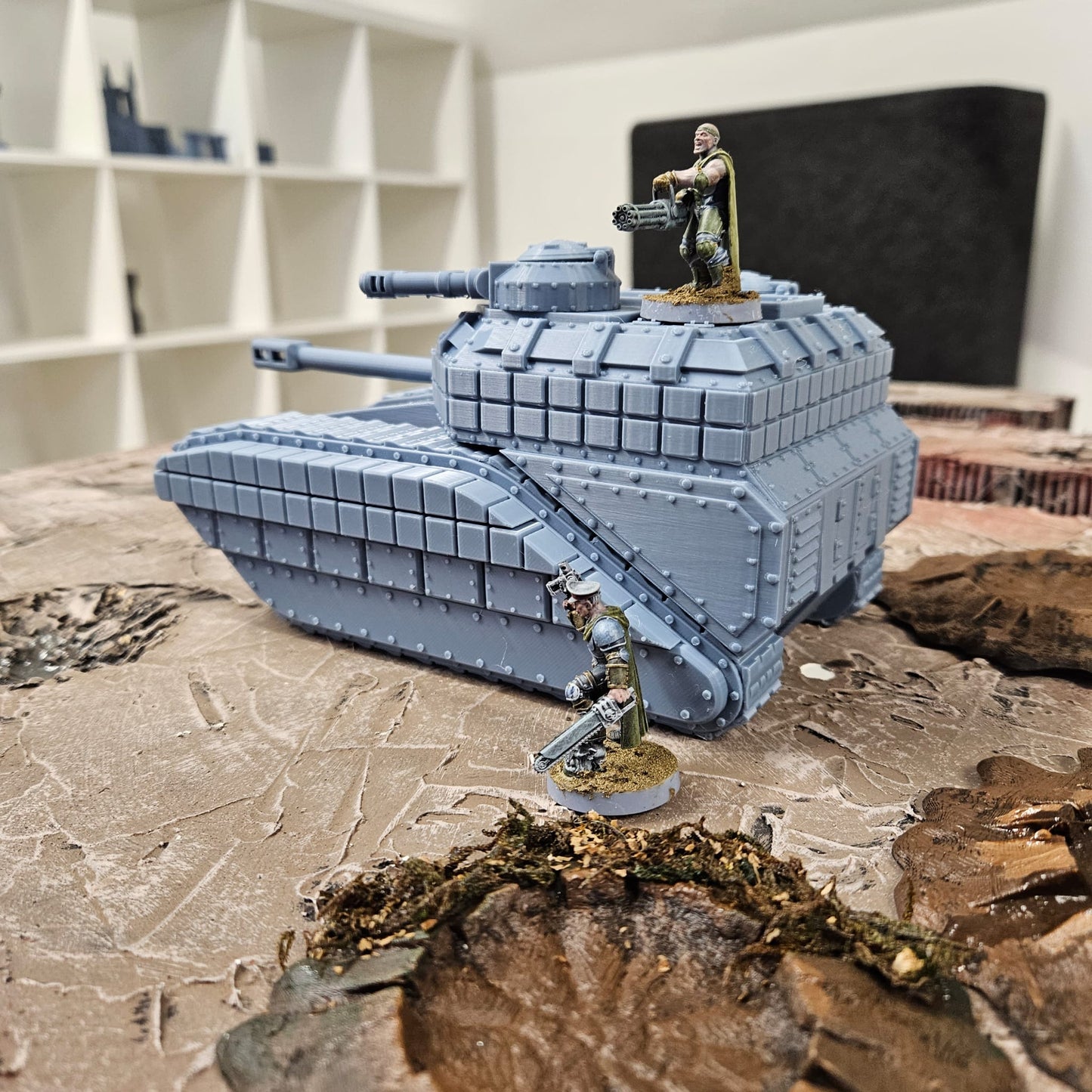 Imperial Heavy "Hippo" Tank. FDM Printed - Multiple Weapon Options.