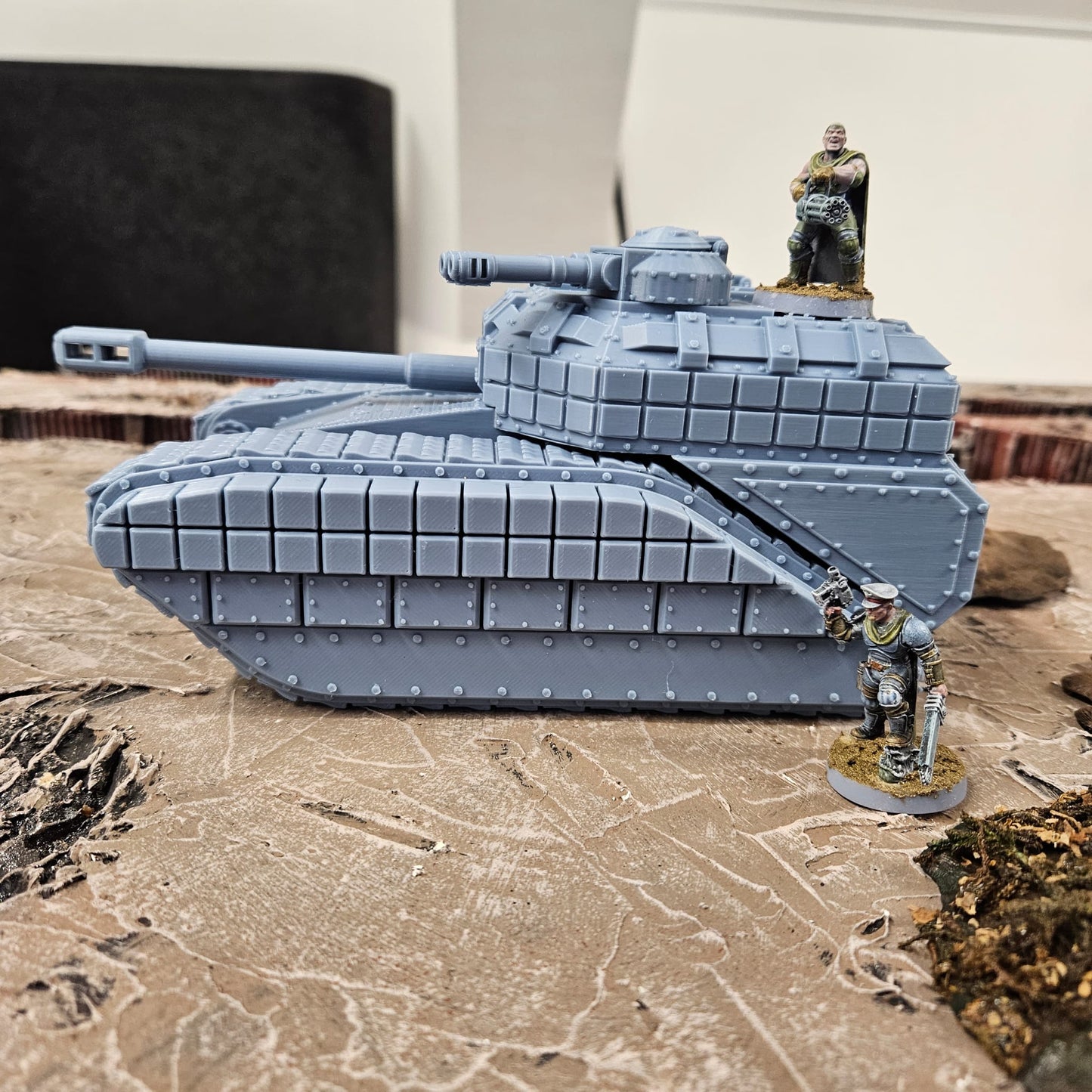 Imperial Heavy "Hippo" Tank. FDM Printed - Multiple Weapon Options.
