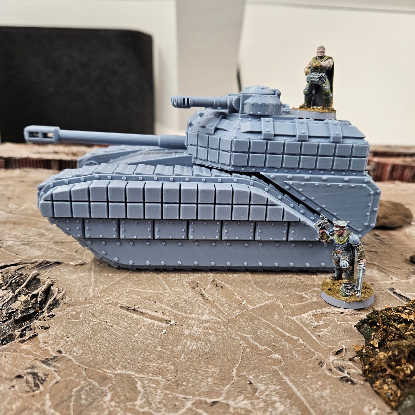Imperial Heavy "Hippo" Tank. FDM Printed - Multiple Weapon Options.