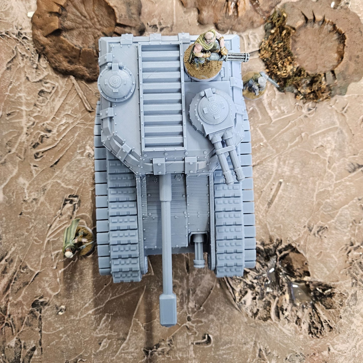 Imperial Heavy "Hippo" Tank. FDM Printed - Multiple Weapon Options.