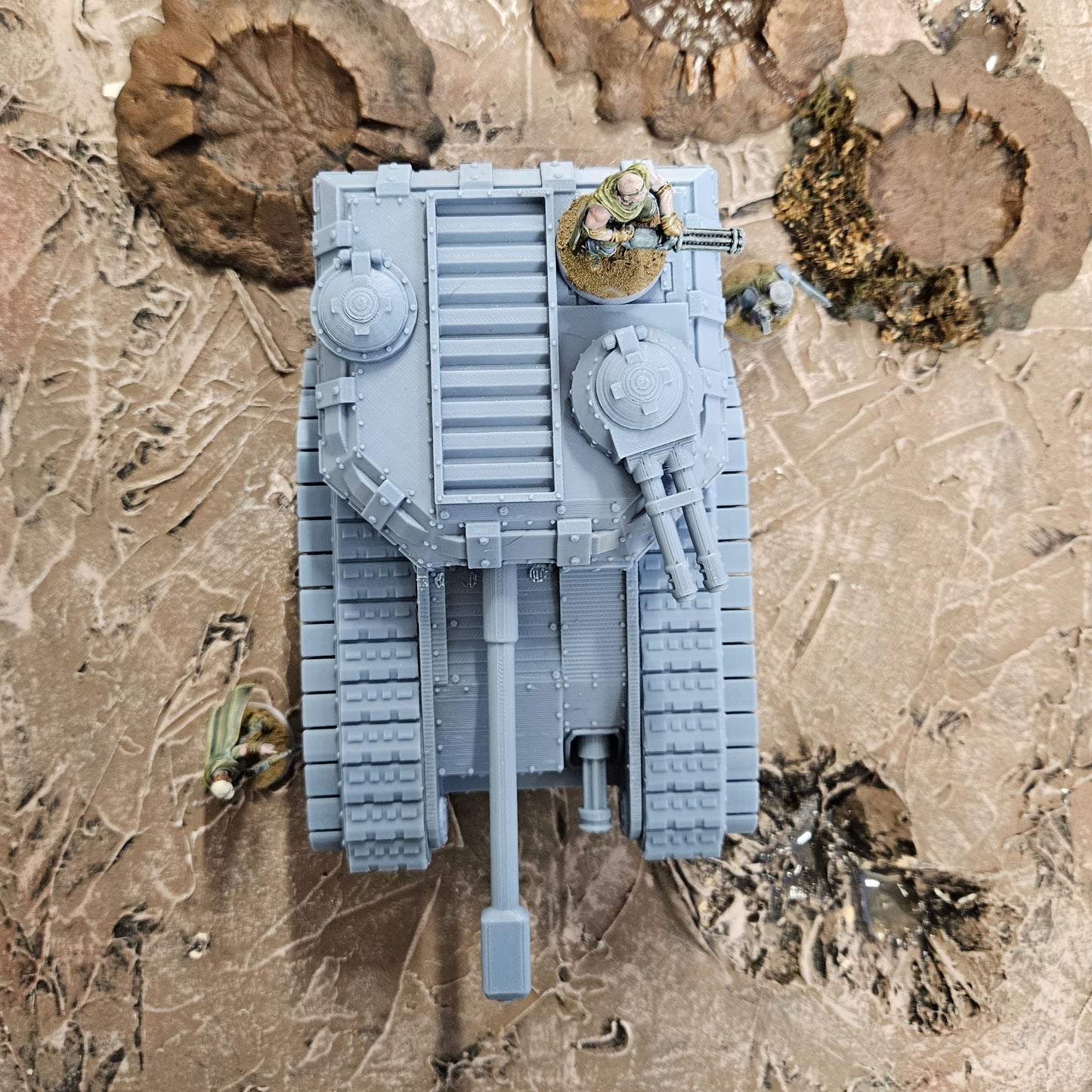 Imperial Heavy "Hippo" Tank. FDM Printed - Multiple Weapon Options.