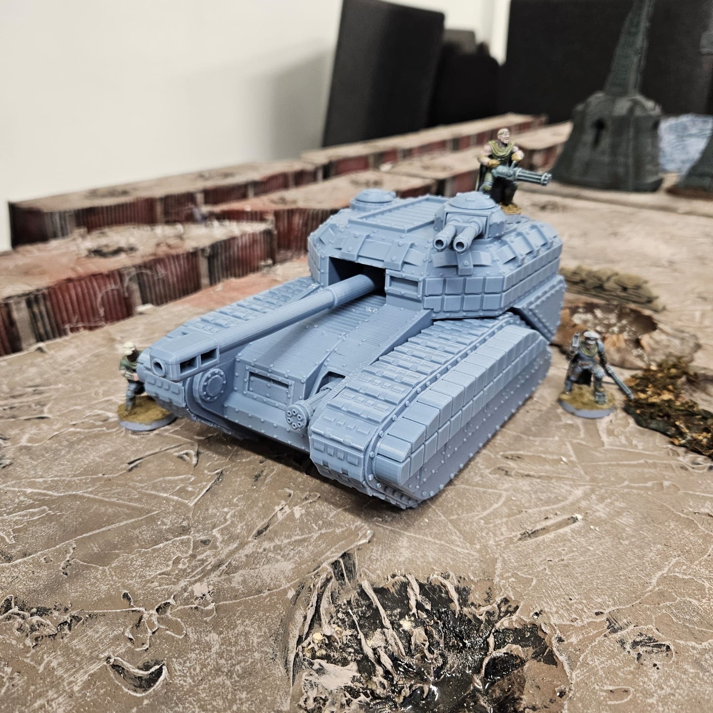 Imperial Heavy "Hippo" Tank. FDM Printed - Multiple Weapon Options.