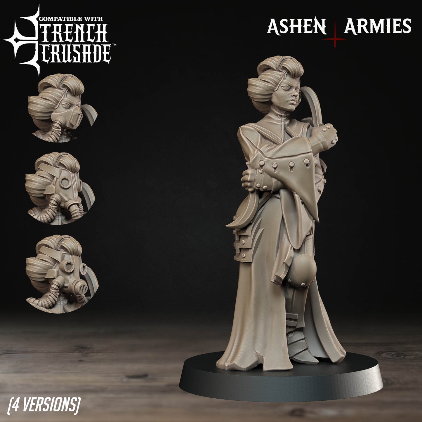 Combat Medic - Holy Shogunate - New Church Proxy - Trench War - Trench Crusade Compatible.