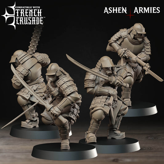 Holy Shogunate - Shocktroopers -  Trench War - Trench Crusade Compatible