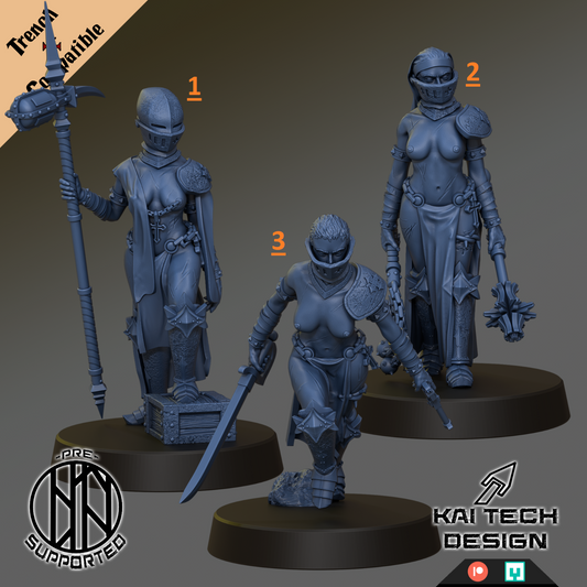 Stigmatic Nuns / Trench Nuns x 3