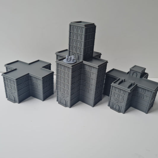 Epic Residential Buildings Scatter Terrain - Epic Scale -