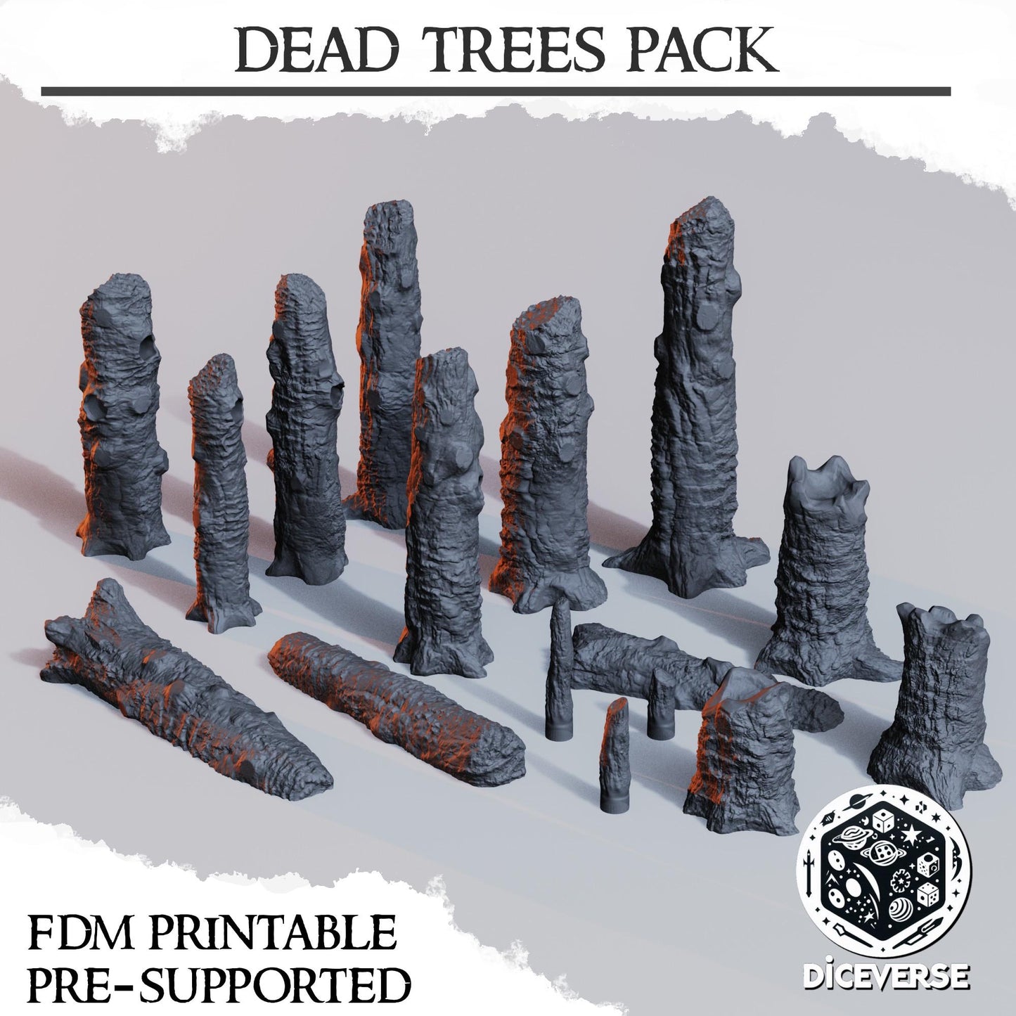 Dead Trees Trench Set Terrain - Crusade Scenery