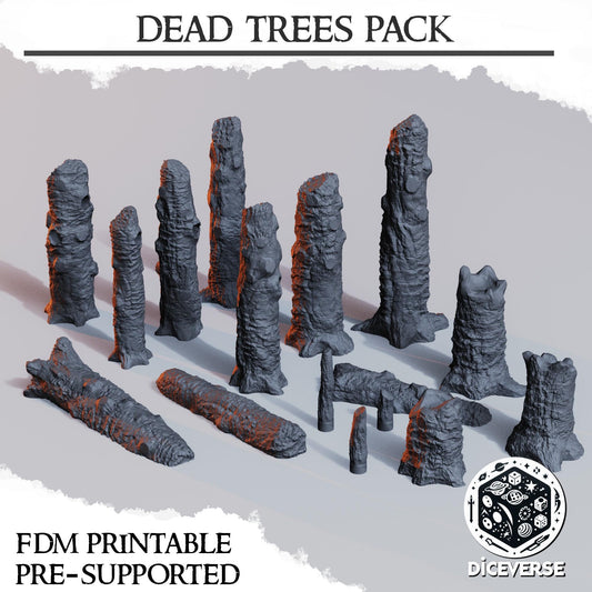 Dead Trees Trench Set Terrain - Crusade Scenery