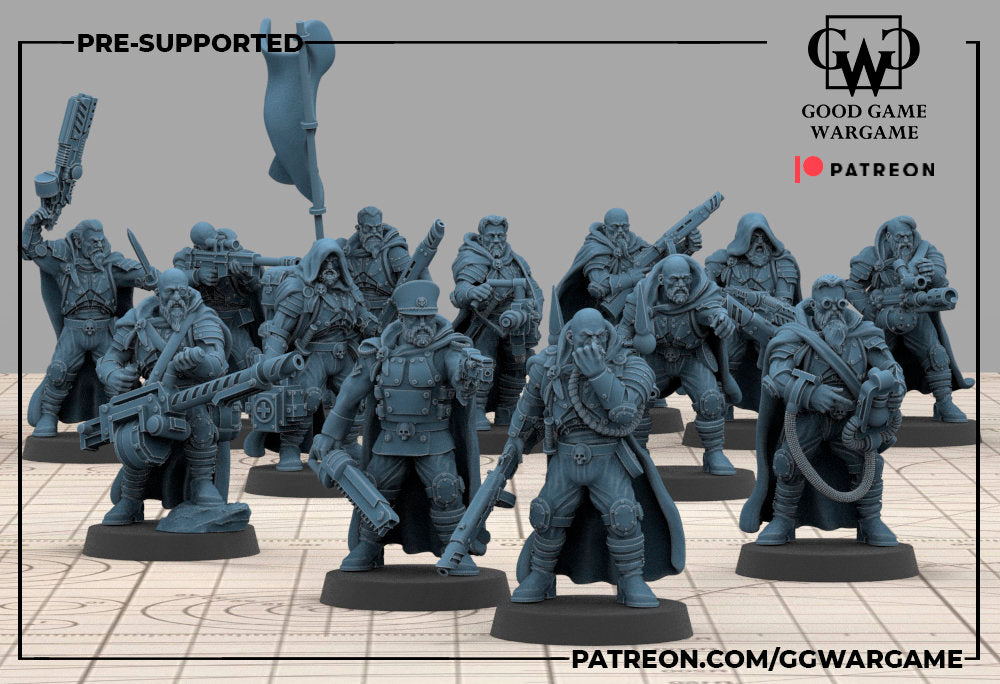 13 x Long-Range Reconnaissance Patrol - Tanith Infantry of the Guard Imperial Militarum Astra - Ghosts of Gaunt