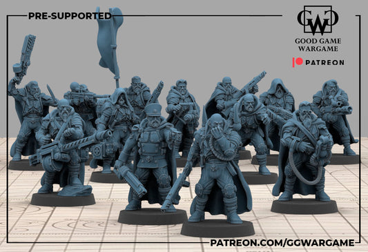 13 x Long-Range Reconnaissance Patrol - Tanith Infantry of the Guard Imperial Militarum Astra - Ghosts of Gaunt