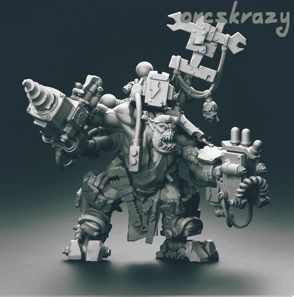 Big Mek Rukozhop - Sci-Fi Orks - Orc Boy - OrcsKrazy
