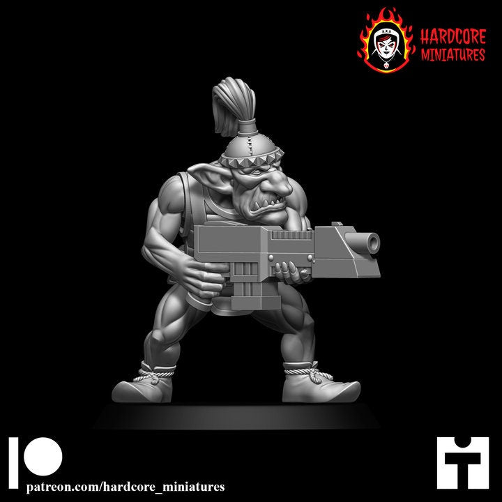 10 x Retro Gobbos - Goblins - Orcs Orks Orkaz Boyz Gretchin Runtherd