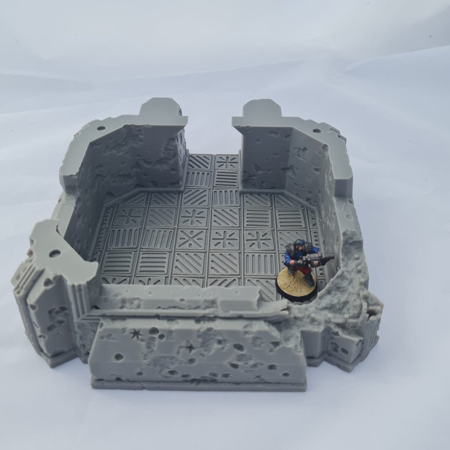 Large Bunker - Terrain - Tabletop Industrial Miniature Wargaming Terrain
