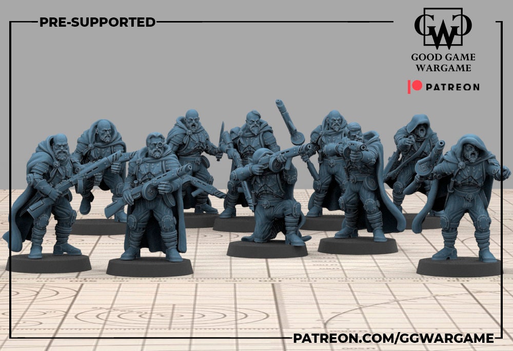 10 x Long-Range Reconnaissance Patrol - Tanith Infantry of the Guard Imperial Militarum Astra - Ghosts of Gaunt - Squad 2