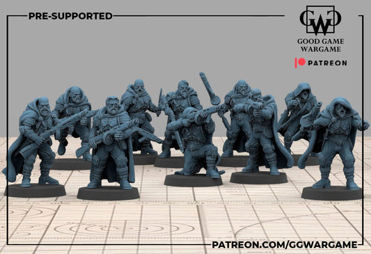 10 x Long-Range Reconnaissance Patrol - Tanith Infantry of the Guard Imperial Militarum Astra - Ghosts of Gaunt - Squad 2
