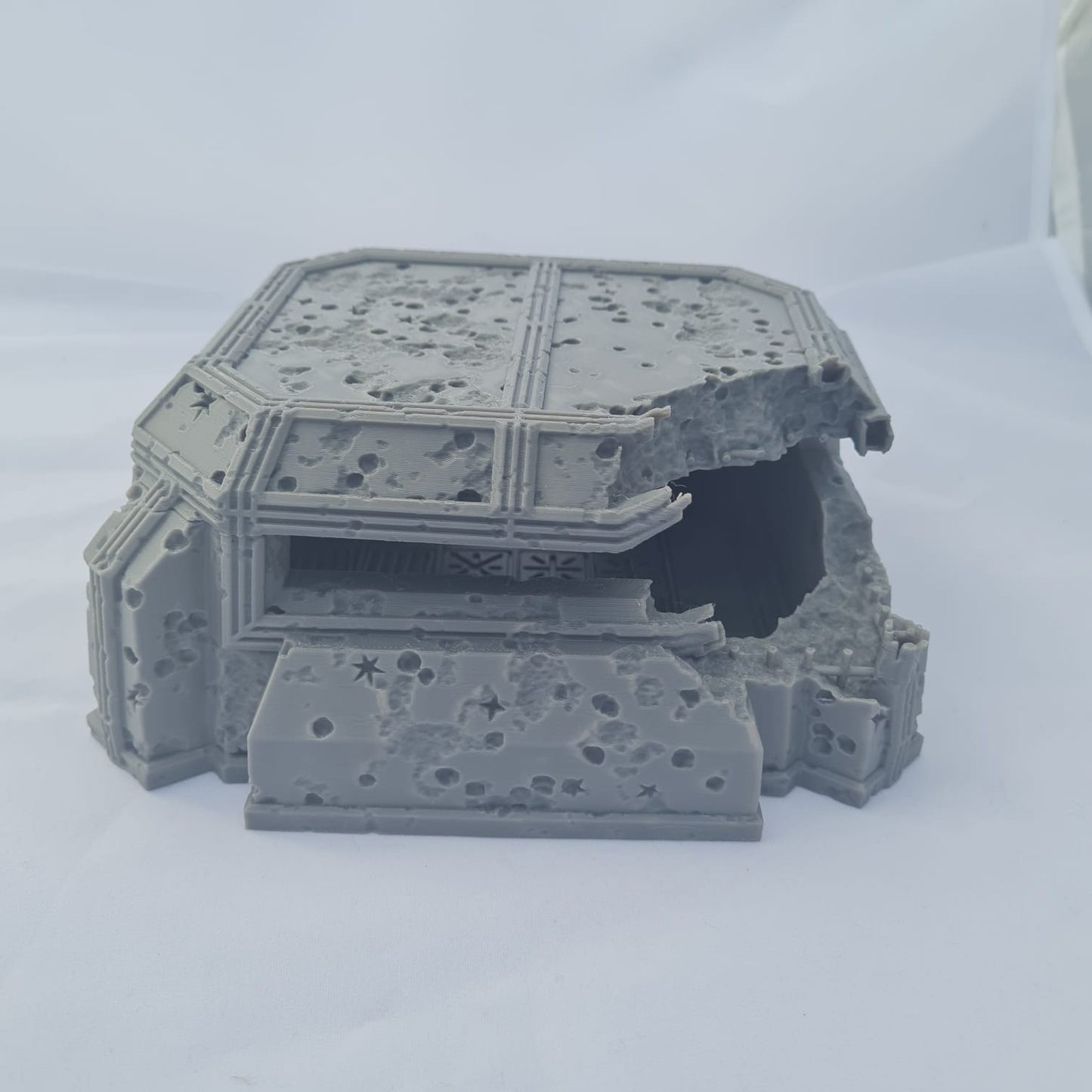 Large Bunker - Terrain - Tabletop Industrial Miniature Wargaming Terrain