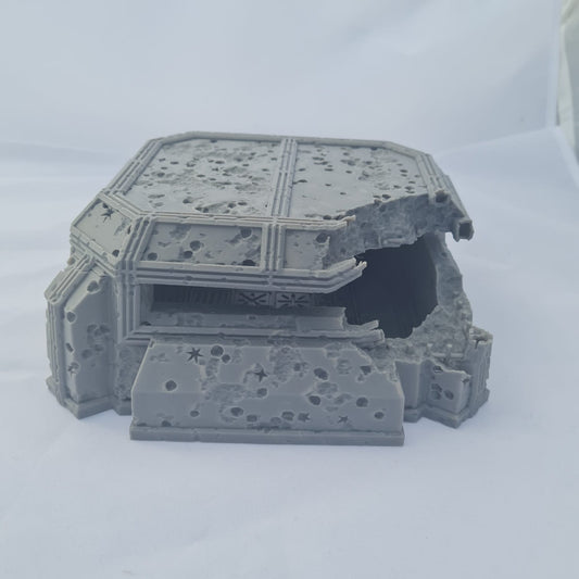 Large Bunker - Terrain - Tabletop Industrial Miniature Wargaming Terrain