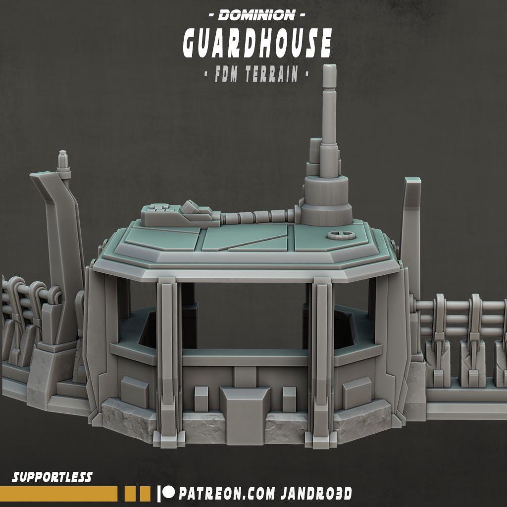 Guardhouse - Jandro - Suitable for Star Wars Legion Scale.