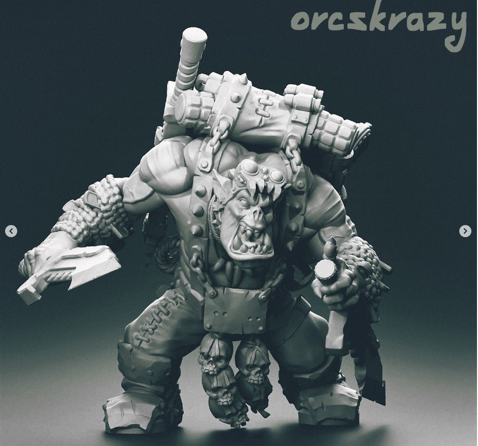 Solder Ork Ninja Snagga - OrksCrazy - Orkaz Orcs Gobbo