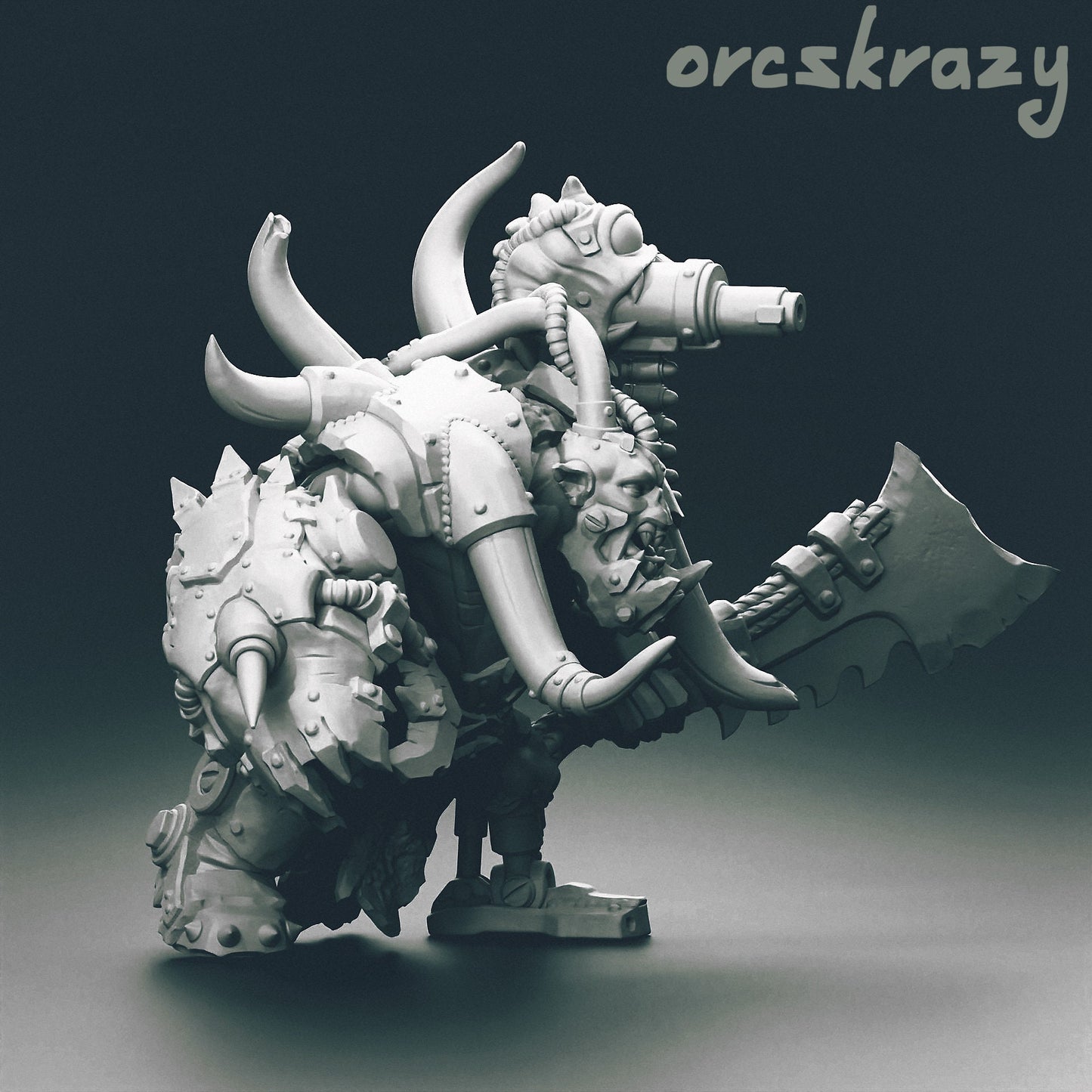 Kibork Ork Boss Boy - OrksCrazy - Orkaz Orcs Gobbo