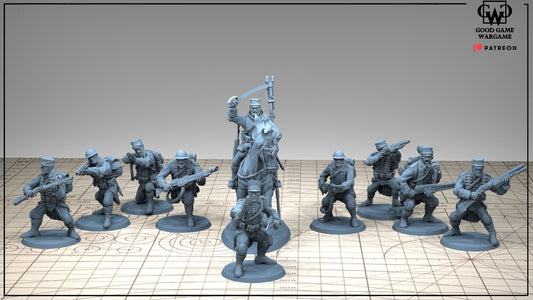 10 x  Trench guard of the Imperial Division