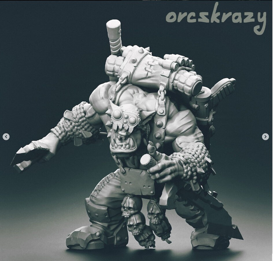 Solder Ork Ninja Snagga - OrksCrazy - Orkaz Orcs Gobbo