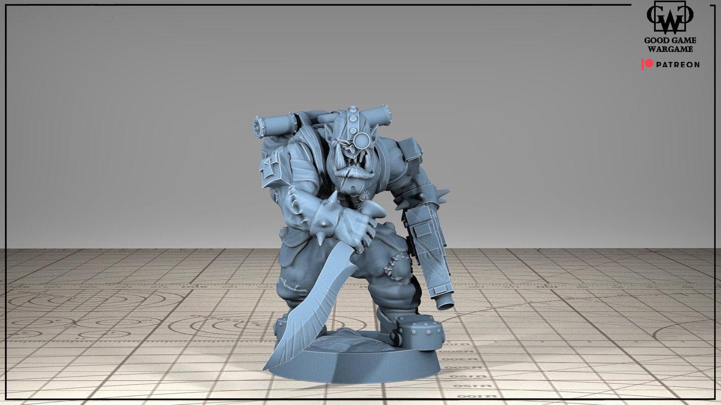 10 x Orkaz Ork Orc Boyz Big Tootha - Nobz Nob, Shoota Boys - Patrol of Combat - Killest of Teams - Squad 2