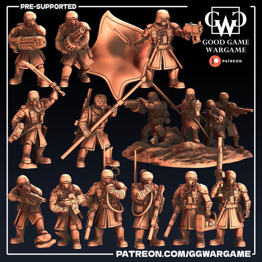 Steel Legion Squad - Imperial Division Guard Militarum