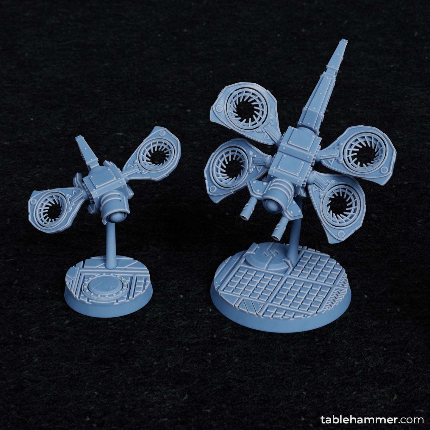 3 x Dragon Recon Attack Drones - UAV - Mechanicus Aerial Drone of the Guard Imperial - T'au Regiment