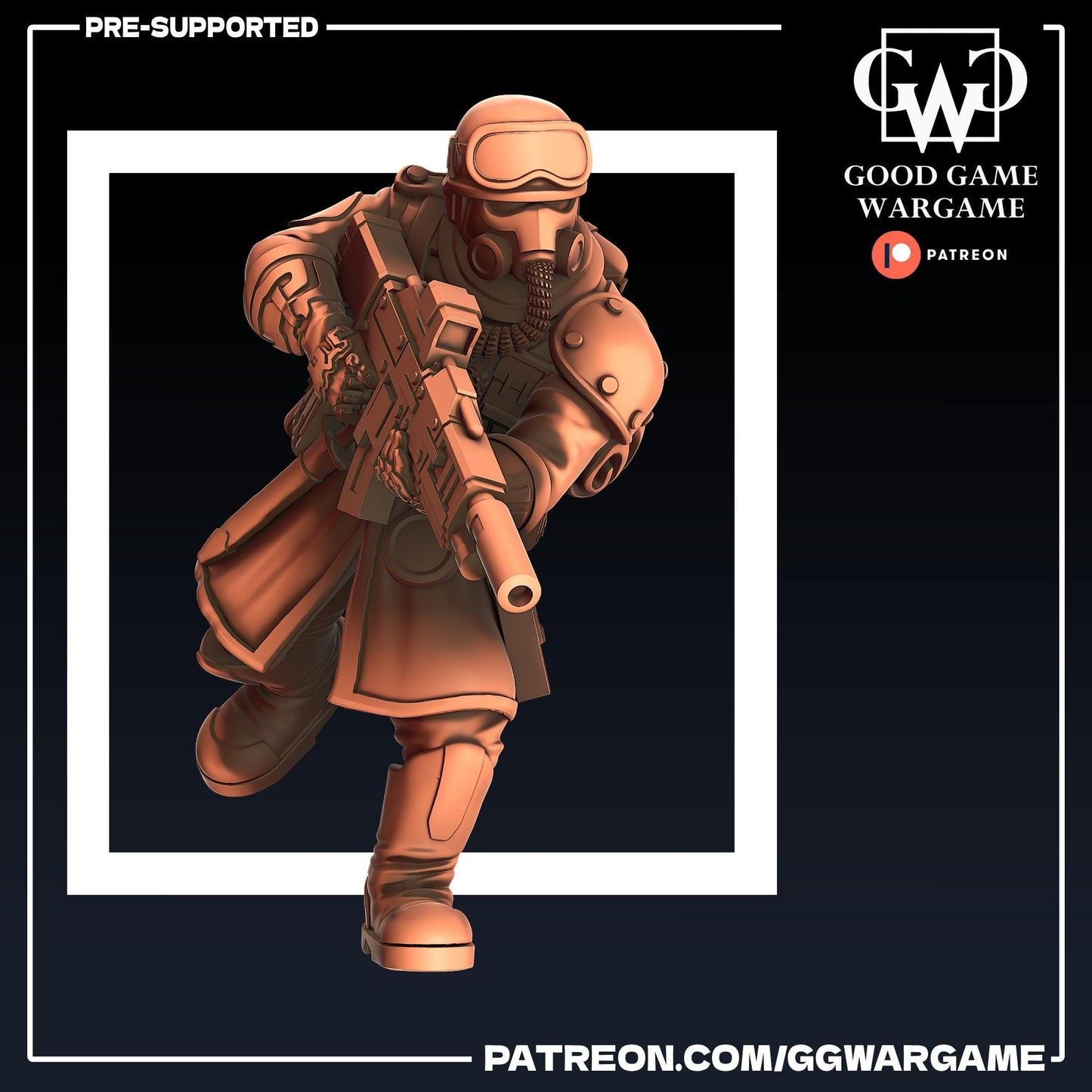 Steel Legion Squad - Imperial Division Guard Militarum