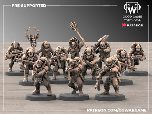 12 x Cult of the Stealers of Genes - Infantry - GSC